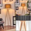 Soungou floor lamp Light wood, white, 1-light source