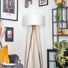 Soungou floor lamp Light wood, white, 1-light source