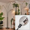 Nikkala floor lamp black, 3-light sources