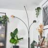 Nikkala floor lamp black, 3-light sources