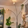 Nikkala floor lamp black, 3-light sources