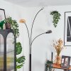 Nikkala floor lamp black, 3-light sources