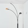 Nikkala floor lamp black, 3-light sources