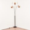 Granja floor lamp chrome, black, 3-light sources