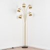Chellas floor lamp brass, black, 5-light sources
