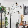 Yaak floor lamp black, 5-light sources