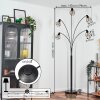 Yaak floor lamp black, 5-light sources