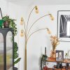 Codecreo floor lamp brass, black, 5-light sources