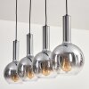 Tador hanging light, globe light, pendant light black, 4-light sources