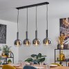Tador hanging light, globe light, pendant light black, 4-light sources