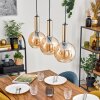 Tador hanging light, globe light, pendant light black, 3-light sources