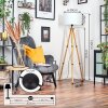 Soungou floor lamp Ecru, black, 1-light source