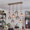 Koyoto hanging light, globe light, pendant light Ecru, black, 8-light sources