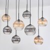 Koyoto hanging light, globe light, pendant light Ecru, black, 8-light sources