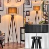 Soungou floor lamp chrome, black, 1-light source