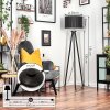 Soungou floor lamp chrome, black, 1-light source