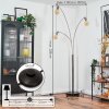 Codecreo floor lamp matt nickel, black, 3-light sources