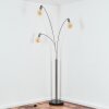 Codecreo floor lamp matt nickel, black, 3-light sources