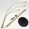 Codecreo floor lamp brass, black, 3-light sources