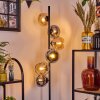 Koyoto floor lamp Amber, Smoke-coloured, 6-light sources
