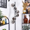 Ripoll floor lamp chrome, Smoke-coloured, 6-light sources