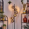 Ripoll floor lamp chrome, Smoke-coloured, 6-light sources