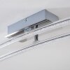 Georgina ceiling light LED chrome, 2-light sources
