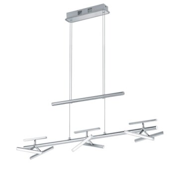 Trio Figaro pendant light LED matt nickel, 3-light sources