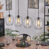 Apedo hanging light, pendant light clear, 4-light sources