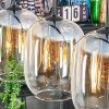 Apedo hanging light, pendant light Amber, clear, 4-light sources