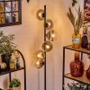 Koyoto floor lamp clear, Smoke-coloured, 6-light sources
