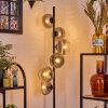 Koyoto floor lamp clear, Smoke-coloured, 6-light sources