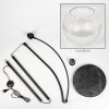 Koyoto floor lamp, Arch lamps black, 1-light source