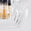 Ripoll hanging light, globe light, pendant light Amber, clear, Smoke-coloured, 3-light sources