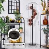 Ripoll floor lamp coppery, 6-light sources