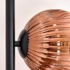 Ripoll floor lamp clear, coppery, 5-light sources