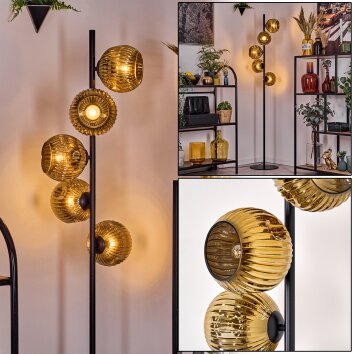 Ripoll floor lamp gold, 5-light sources