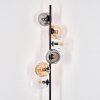 Ripoll floor lamp Amber, clear, Smoke-coloured, 6-light sources