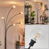 Nikkala floor lamp black, 5-light sources
