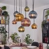 Koyoto hanging light, globe light, pendant light Ecru, black, 8-light sources
