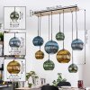 Koyoto hanging light, globe light, pendant light Ecru, black, 8-light sources