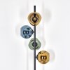 Ripoll floor lamp blue, gold, green, 4-light sources