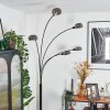 Nikkala floor lamp black, 5-light sources
