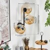 Koyoto globe light, wall light Amber, 3-light sources