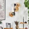 Koyoto globe light, wall light Amber, 3-light sources