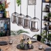 Apedo hanging light, globe light, pendant light Smoke-coloured, 4-light sources