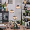 Koyoto hanging light, globe light, Cluster pendant lamp 30 cm Amber, clear, 3-light sources