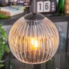 Koyoto hanging light, globe light, Cluster pendant lamp 30 cm Amber, clear, 3-light sources