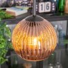 Koyoto hanging light, globe light, Cluster pendant lamp coppery, 3-light sources
