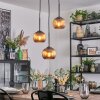 Koyoto hanging light, globe light, Cluster pendant lamp coppery, 3-light sources